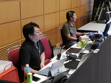 ウェビナー会場オペレーション